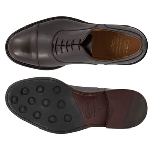 Scarpa stringata marrone oxford da uomo Il Gergo, realizzata in morbida pelle e costruzione Goodyear. Articolo Leader.