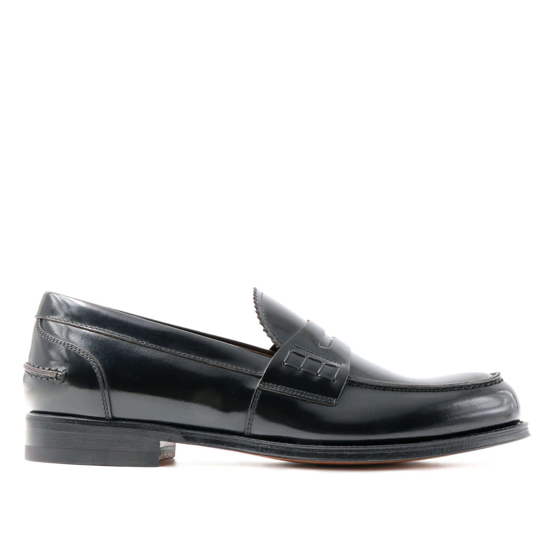 Il Gergo 男士莫卡辛鞋，黑色 Mate 型号.