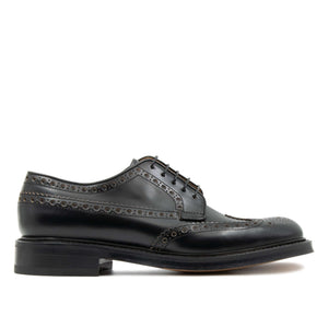 William men's derby shoe in black leather