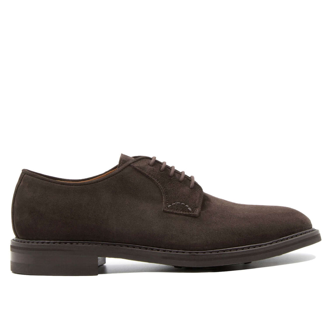 Il Gergo men's lace-up shoe, Director model with rubber sole.