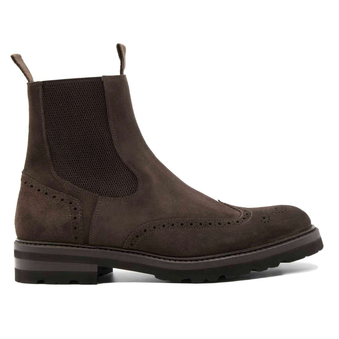 Il Gergo brown men's ankle boot, Kent model.
