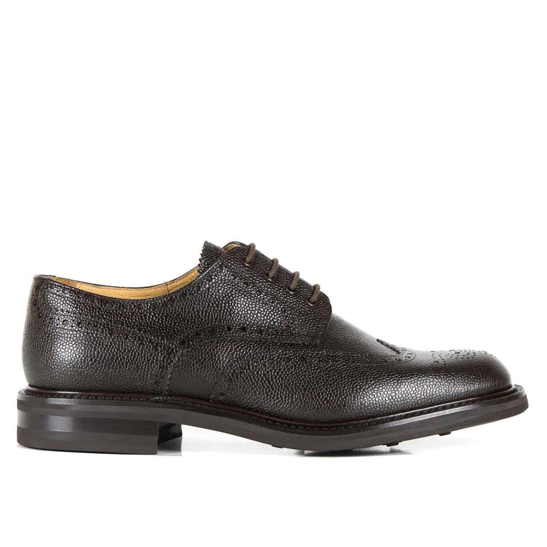 Il Gergo men's derby lace-up shoe in hammered leather, Tricky article.