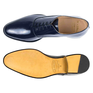 Rossi | Scarpa derby blu in pelle spazzolata per uomo Rossi | Scarpa derby blu in pelle spazzolata per uomo