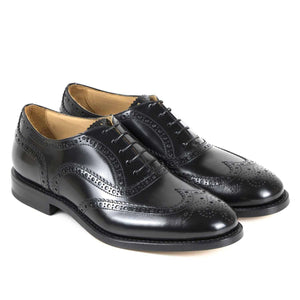 Scarpa artigianale da uomo Imperial nera Il Gergo1